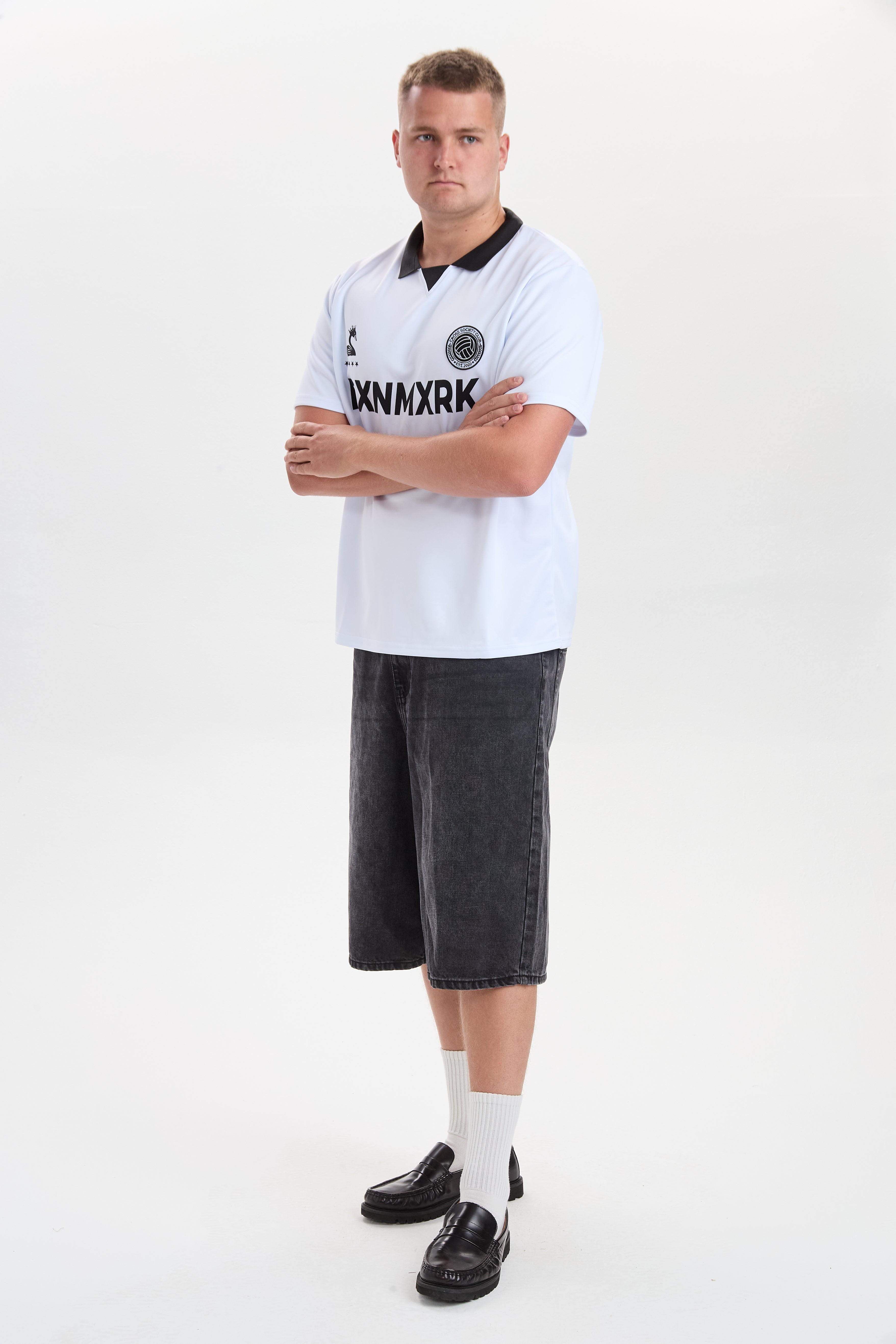 DXSoccer White Football Jersey